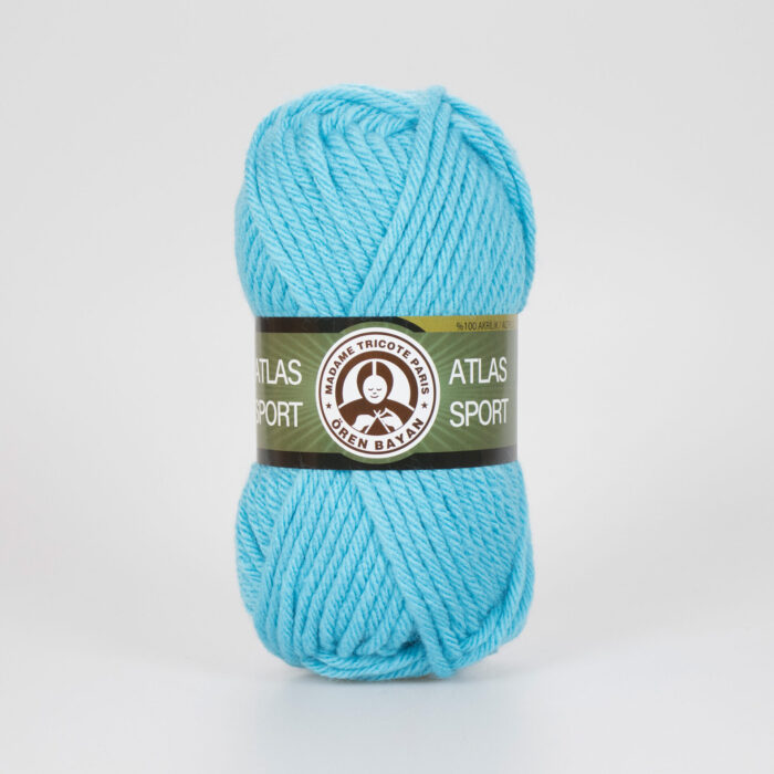 LANA ATLAS SPORT 100 GMS #023 TURQUEZA 5 UNID