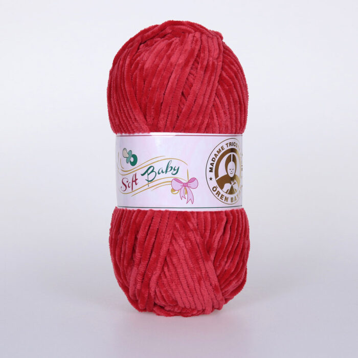 LANA SOFT BABY 100 G #510 ROJO (PAQ 5 UNID)
