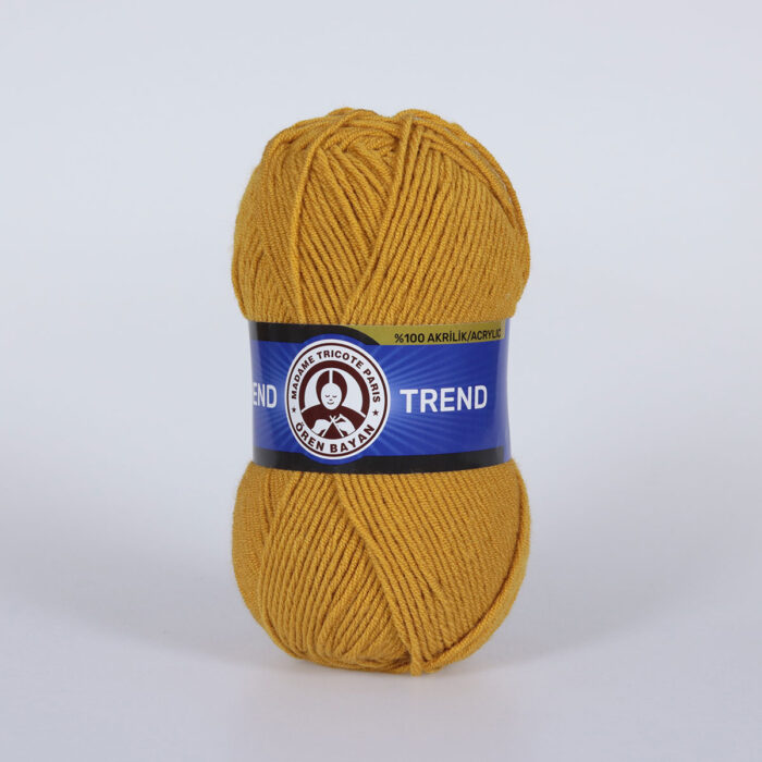 LANA TREND 100GR #115 MOSTAZA  5UNID